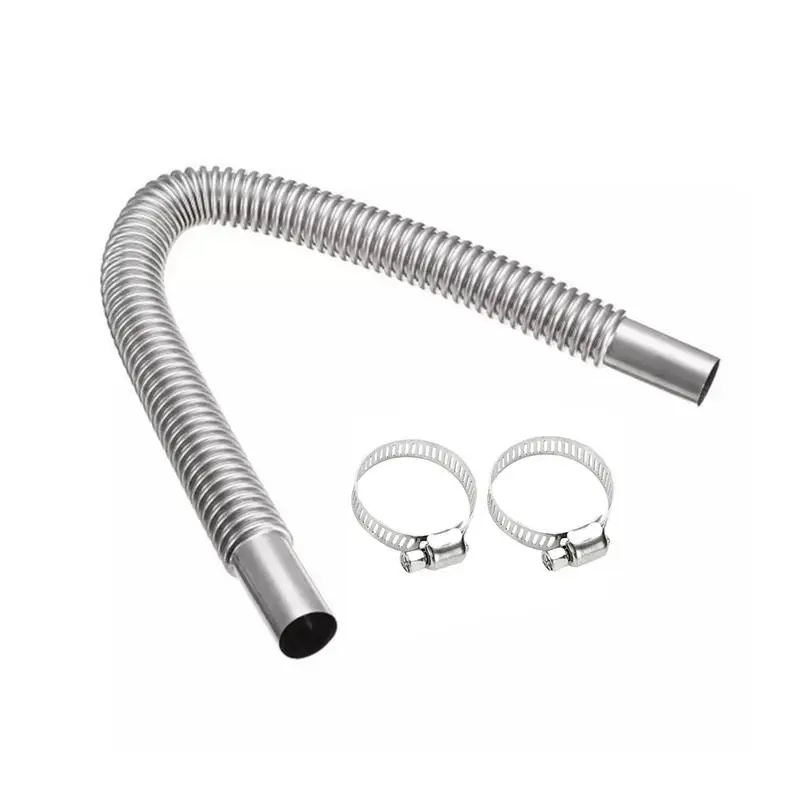 

100-300cm Car Air Parking Heater Stainless Steel Exhaust Pipe Tube Gas Vent Fit Air Diesels Parking Tank Car Heaters Accessories