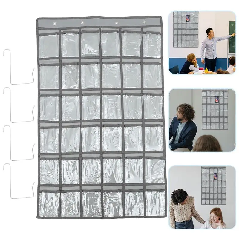 

Creative Organizer Classroom Pocket Multi-function Pocket Chart School Supply for Office Classroom