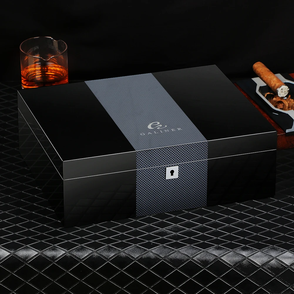 Коробка для сигар Galiner из углеродного волокна коробка кедрового дерева с