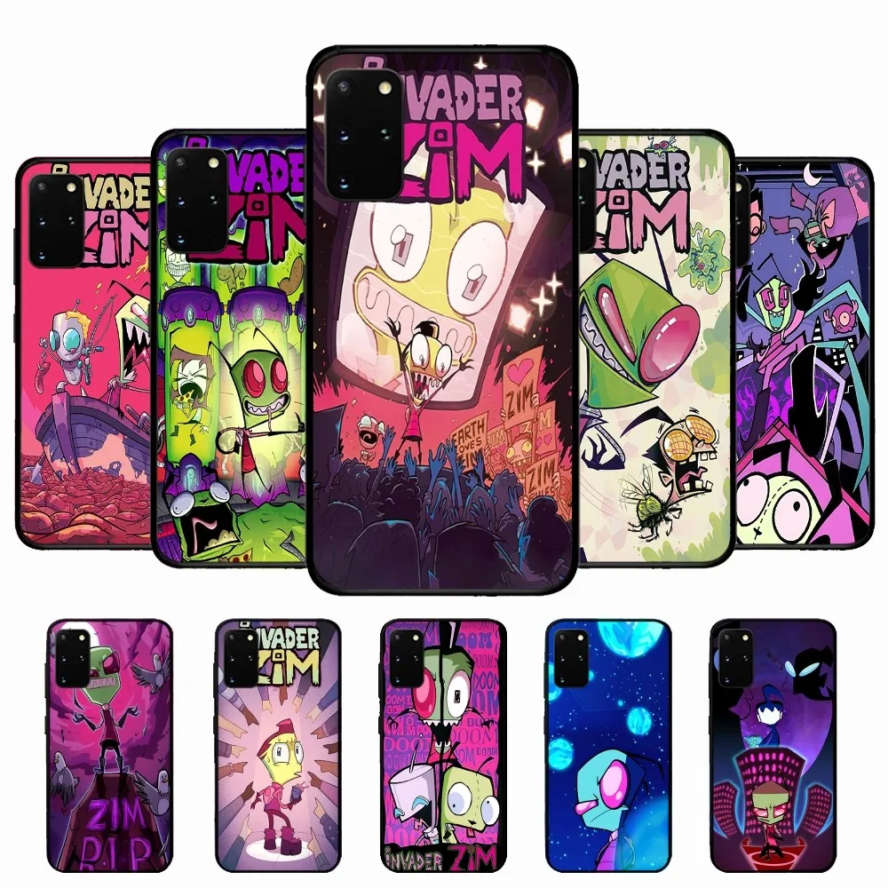 Фото I-Invader Z-Zim Phone Case For Samsung S 9 10 20 21 22 23 30 23 24 Plus Lite Ultra FE S10lite Fundas №3