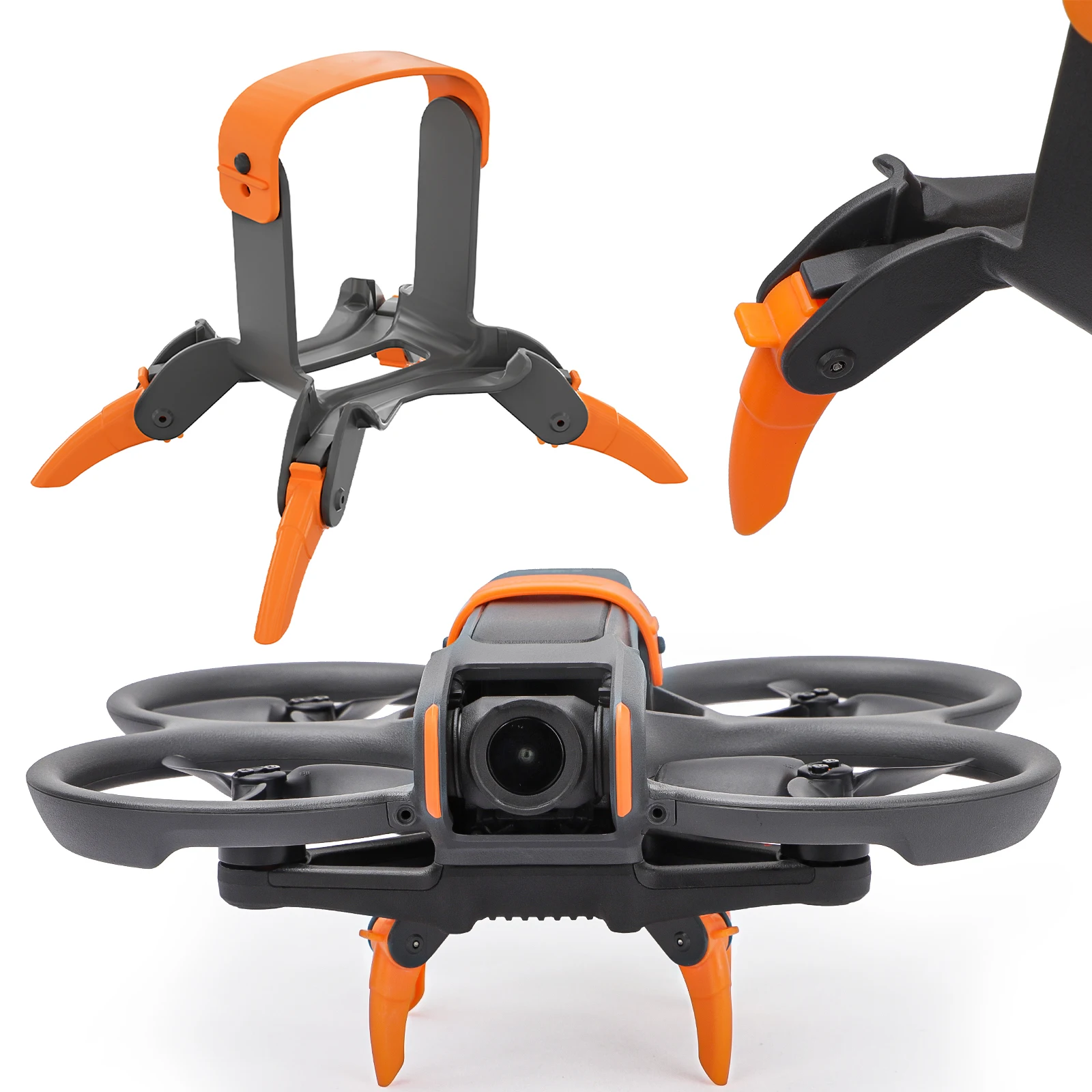 DJI Avata 2 Усиленное Шасси Регулируемая Высота Удлинитель Ноги-паука Улучшенный