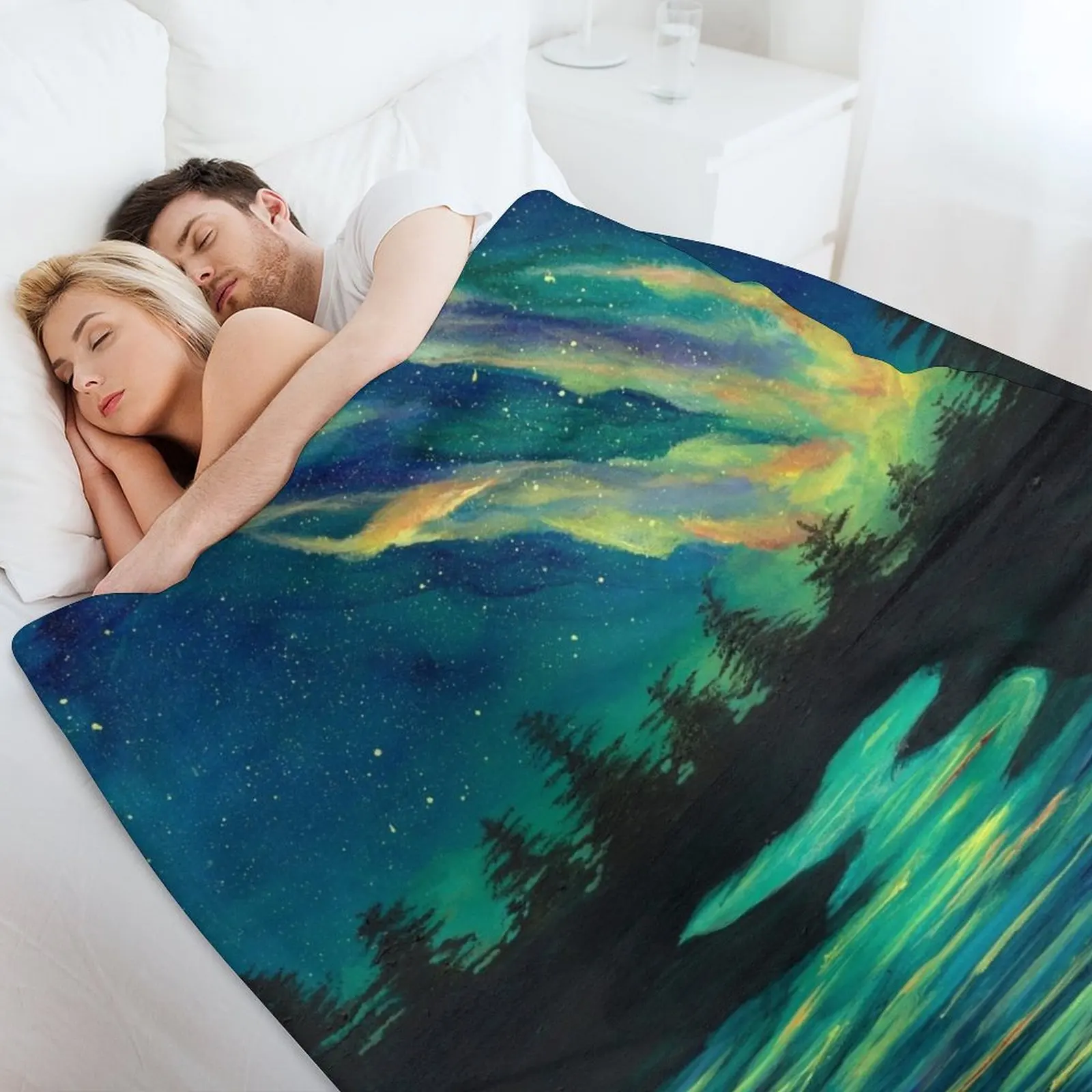 Плед молочного цвета рождественские подарки мягкие кроватки одеяла