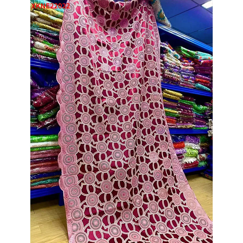 2022 год африканская Анкара большая акция кружевная ткань хлопковая поверхность