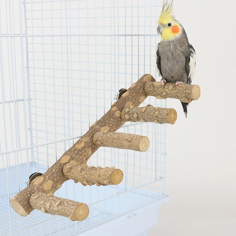 

Bird Perches Natural Parrot Perch Stand Paw Grinding Climbing Branches Toy For Small Budgies Cockatiels Cage Accessories