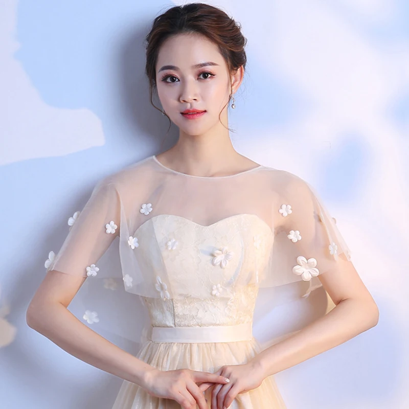 Свадебная шаль повседневный джемпер большого размера Цветочная кружевная