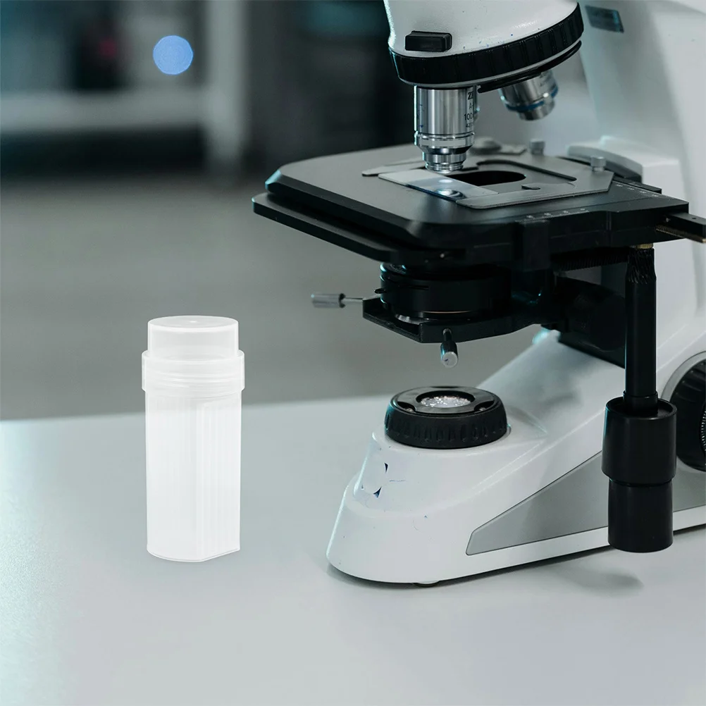 

2 шт., лабораторная окрашивающая банка высокой четкости, пластиковая слайд для микроскопа, стойка для окрашивания, прочный держатель для предметных стекол для химии, биологии, исследования