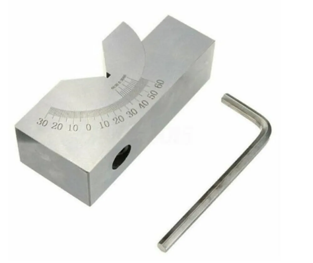0°-60°Adjustable Angle Block Set V Angle Gauge Block Precision Micro For CNC Drilling And Milling Machine Planer Part