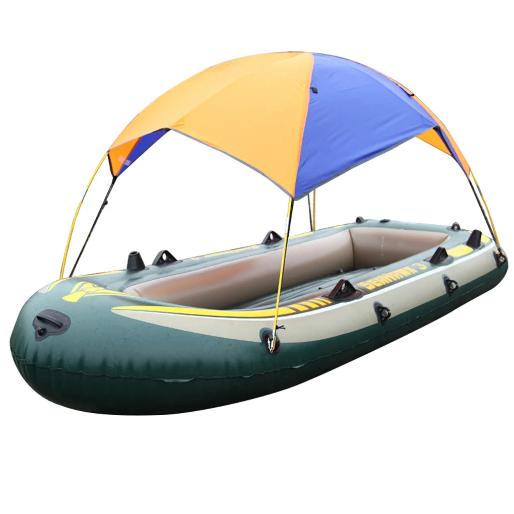 

Boat Canopy Sun Shade Rain-proof Shelter Ship Kayak Sunscreen PVC Outdoor Awning Kayaking Surfing Drifting 2 Person