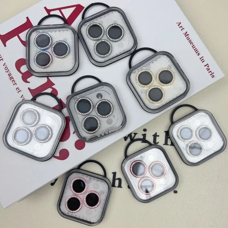 Защитная пленка для объектива камеры IPhone 15 16 Pro Max Plus Diamond Металлическое защитное