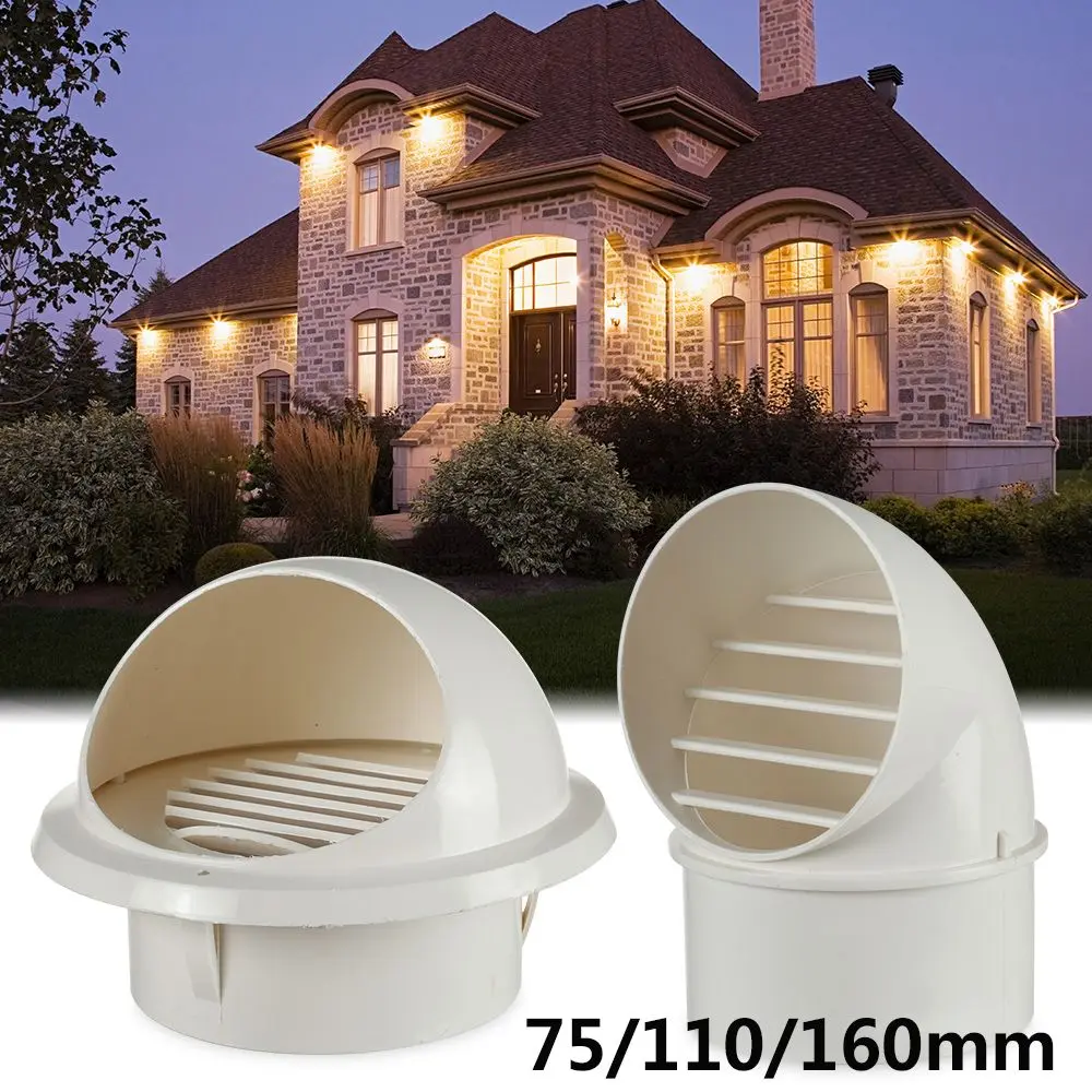 

And Rat Prevent Pest Round Vent Outlet Cover Ducting Ventilation Grilles Vents Waterproof Cap Exterior Wall Air Vent