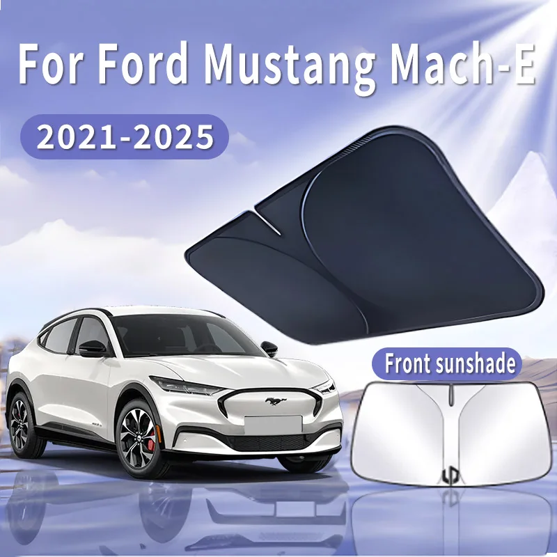 Автомобильный солнцезащитный козырек для Ford Mustang Mach-E 2021 ~ 2025 2022 лобового стекла