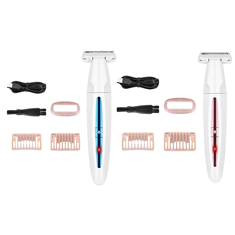 

Electric Women Shaver Facial Body Leg Arm Back Bikini Trimmer Washable USB Rechargeable Hair Removal Shaving Machine