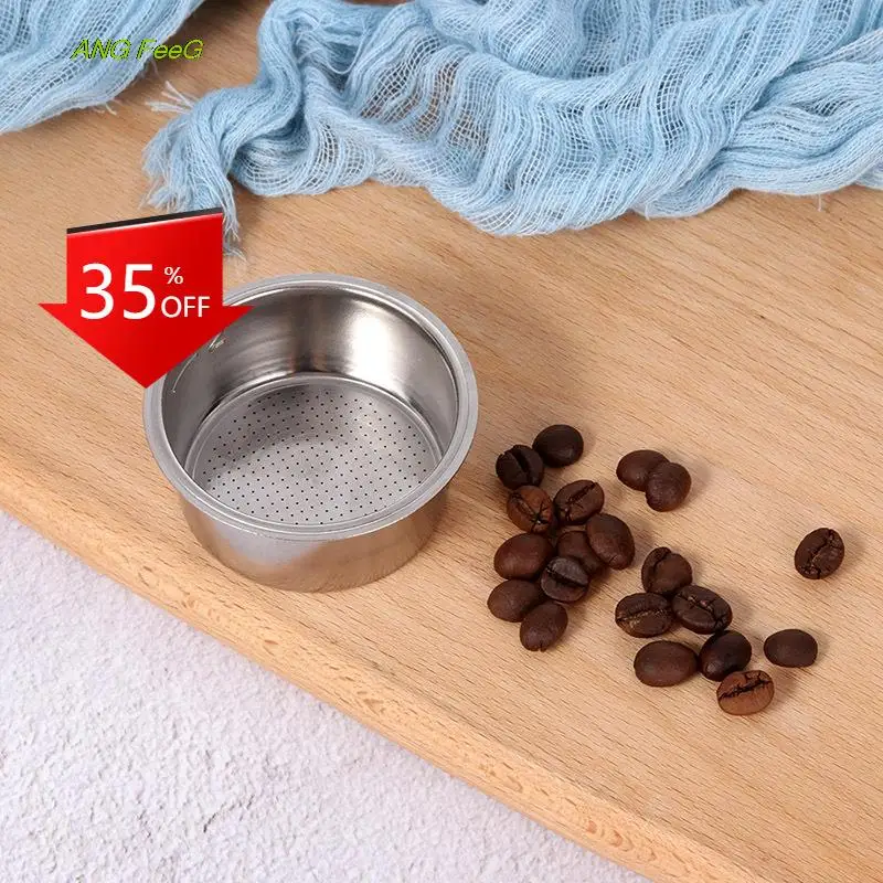 

Single Cup Clean Cup 51mm Non Pressurized Coffee Filter Portafilter Basket For Coffee Filters Kitchen Tools