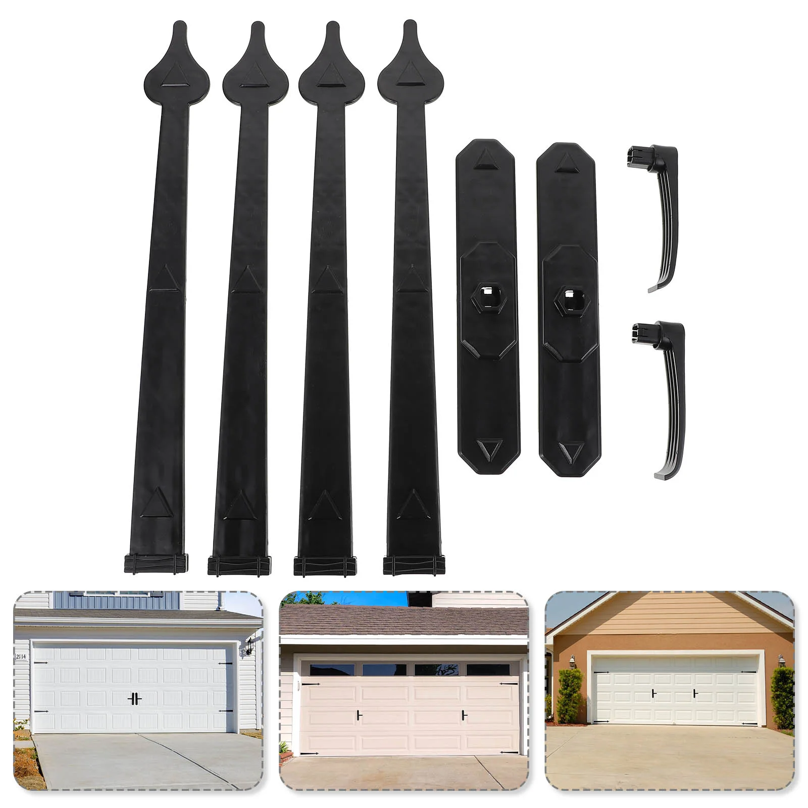 

1 компл. Декор для гаражных дверей, простые дверные петли и ручки, вставки для гаражных дверей