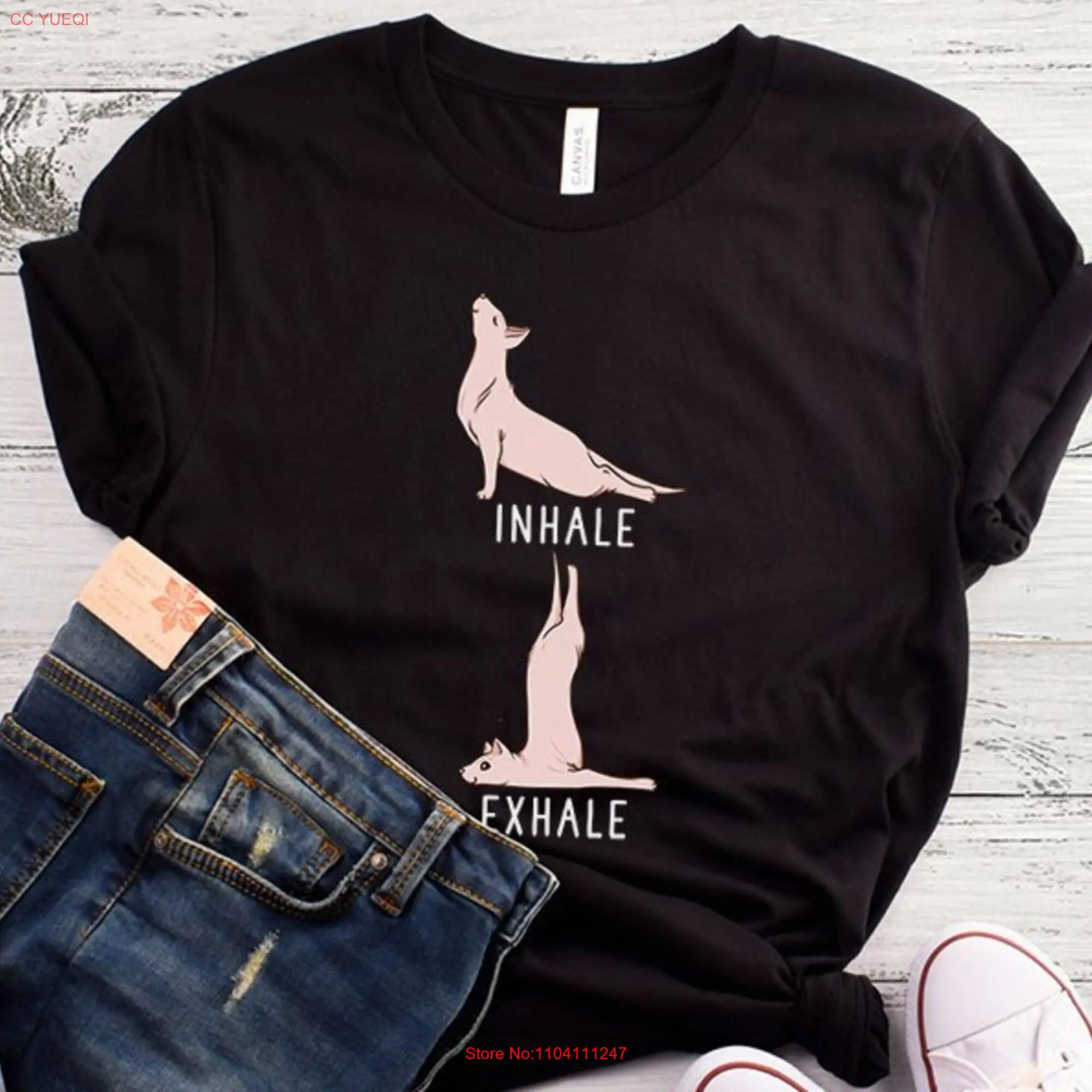 Футболка с длинным или коротким рукавом для занятий йогой Хезер