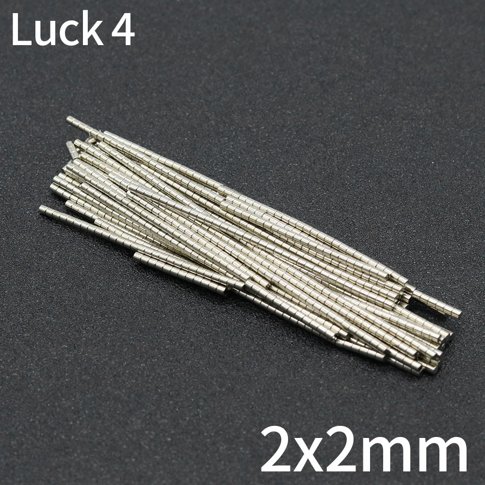 

100/200/500/1000Pcs Small Round Magnet 2x2 Neodymium Magnet N35 2mm x 2mm Permanent NdFeB Super Strong Powerful Magnets imans