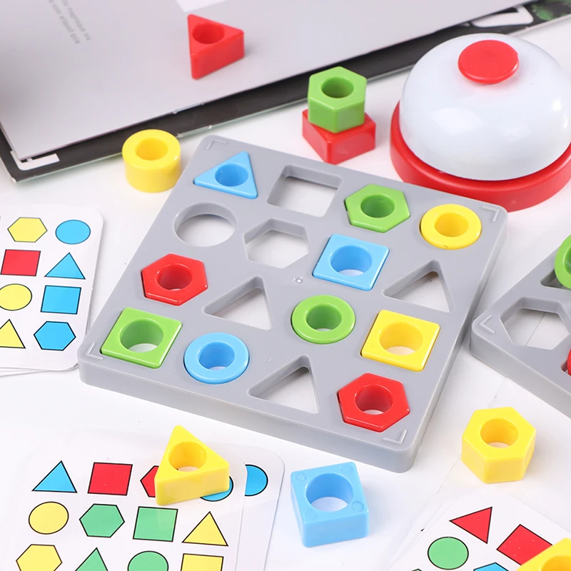 

Геометрическая форма, подходящая по цвету интерактивная игрушка для детей, настольная игра, головоломка, обучающая искусственная игрушка