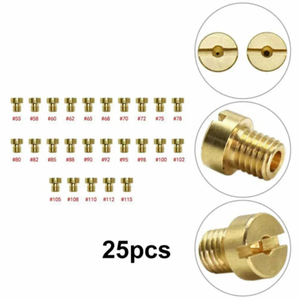 Карбюратор VERYUS 25 шт. основная Резьба M6 6 мм для Dellorto PHBG VHBT КАРБЮРАТОР Vergaser форсунка
