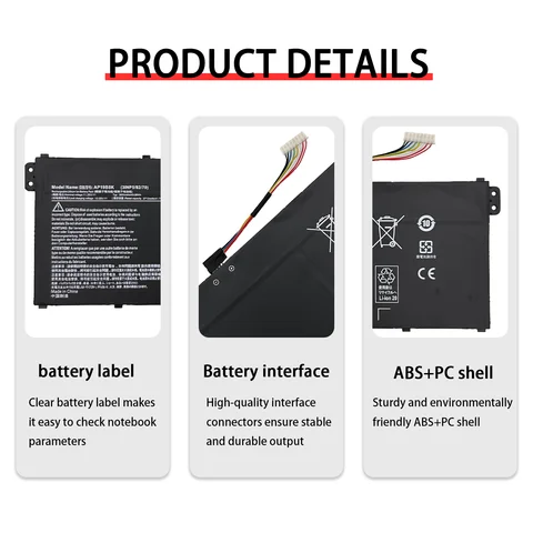 Аккумулятор для ноутбука Acer AP19B8K 11.52V 3831mAh