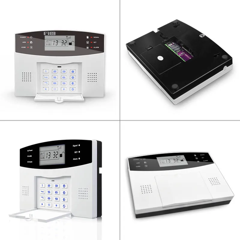 M2B APP Keyboard Screen Intercom Wired & Wireless Home Burglar Security Alarm 433MHz Wireless GSM Alarm System enlarge