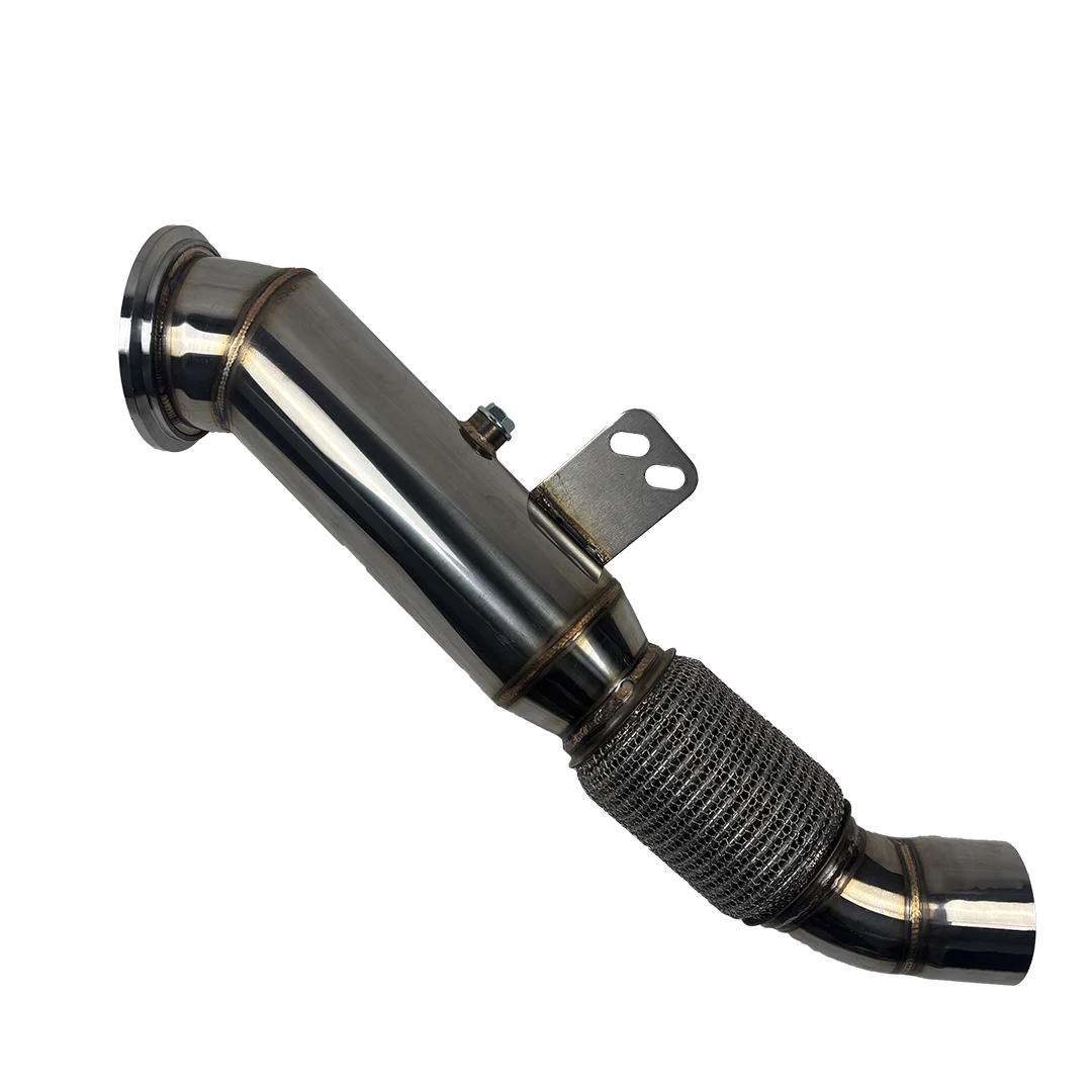 

Высокопроизводительный прямой выпускной патрубок (даунпайп) без катализатора 4 дюйма для BMW B58 M240i 340i 440i 540i 740i серий F и G, нержавеющая сталь