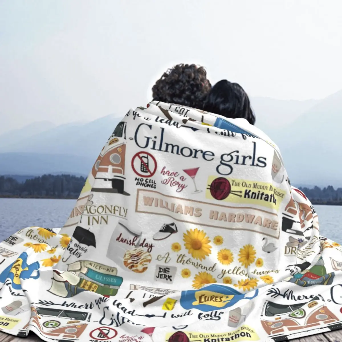 Пушистое одеяло Gilmore Girls I Drink Coffee Like Girl для ТВ дома отеля дивана покрывала