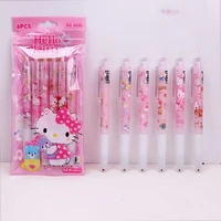 kawaii sanrio press pen hello kittys accessories cute beauty cartoon anime study work sign learning stationery toy for girl gift