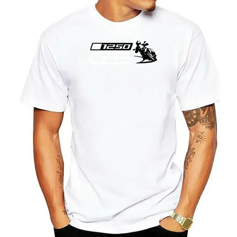 Хлопковая одежда для мотоциклистов с коротким рукавом круглым вырезом и принтом