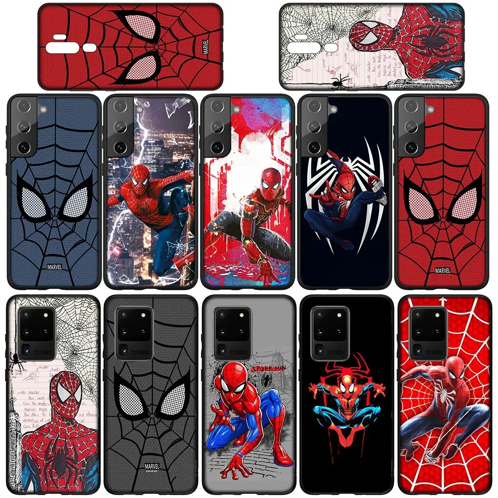 Чехол для телефона из комиксов Marvel Человек-паук Xiaomi Redmi Note 12 11 10 9 Pro 9S 10S 11S 9A 9C NFC 9T 10A