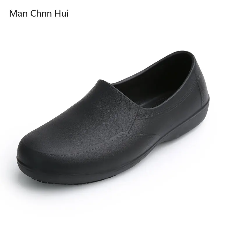 

Chef Shoes for Men Waterproof Kitchen Slippers Restaurant Canteen Flat Cook Shoes Cafe Bakery Women Waiter Cleaning Work Shoes