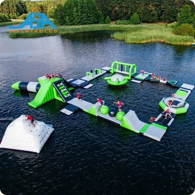

Самая большая водная Спортивная платформа Tuv, водный парк, плавающая игрушка для детей и взрослых, надувная водная горка на заказ