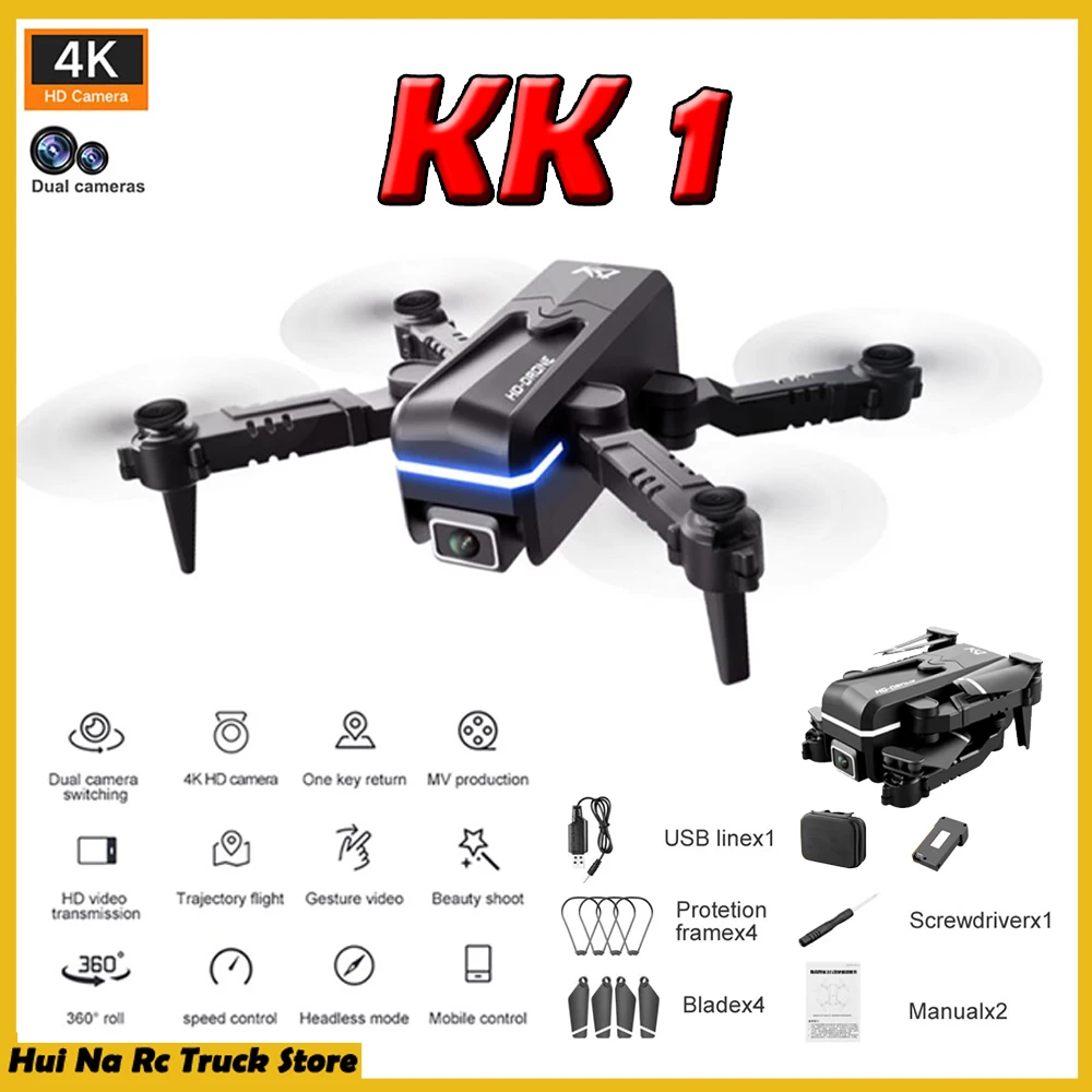 

Квадрокоптер складной с двойной камерой, Wi-Fi, Fpv, Ду