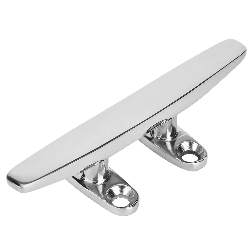 

Stainless Steel Boat Cleat Mirror Polished Boat Light Accessory Base Cleat Marine Base(4in) Boat Accessory