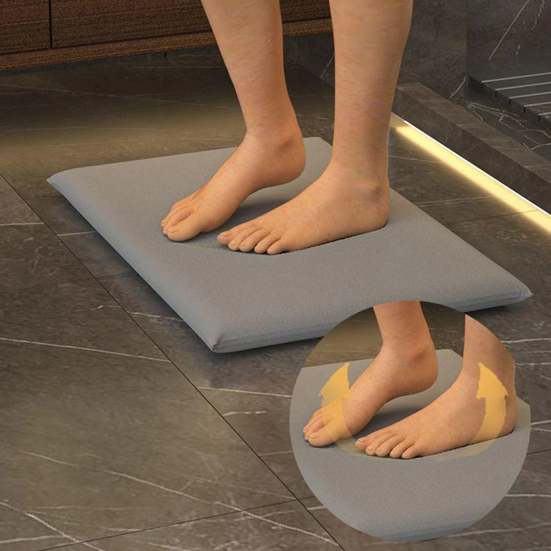 Мягкий удобный коврик для ванной комнаты с диатомовой землей впитывающий