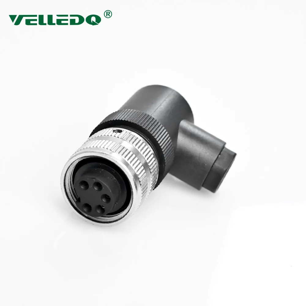 

7/8 Connector,Electrical Connector, Female, 5 Holes, Angle, IP65, PG7, CE, ROHS