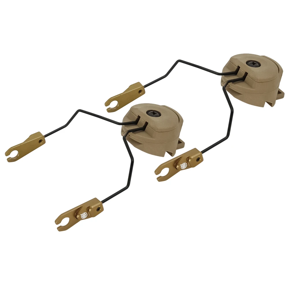 Tactical MSASORDIN Headset Accessories Fast Helmet ARC OPS-CORE Track Adapter Sordin Bracket for Hunting Tactical Headset  DE