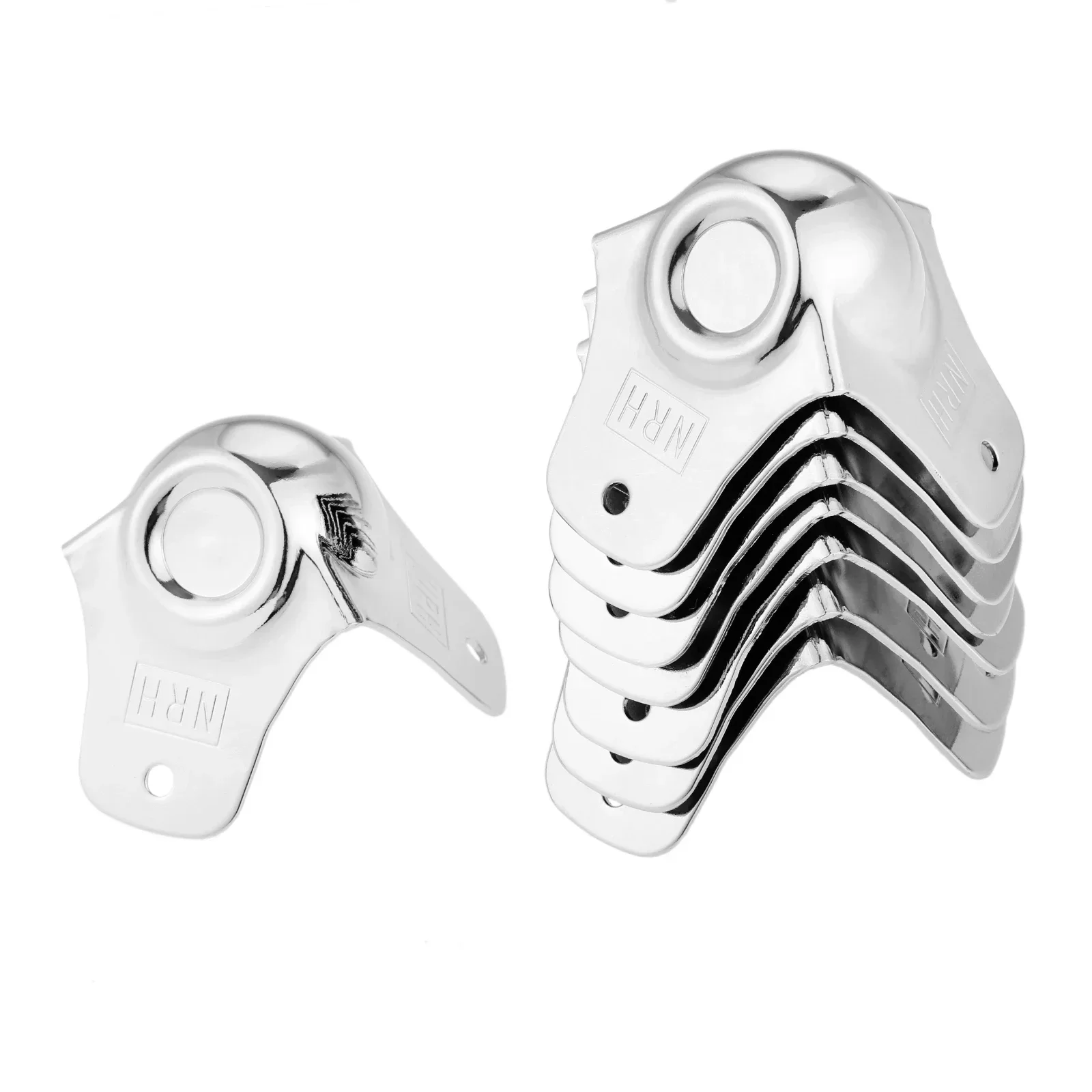 

8 шт., металлический угловой кронштейн в форме шарика, защитный чехол для мебели, деревянная коробка, чехол для костюма, чехол для полета 58*52 мм