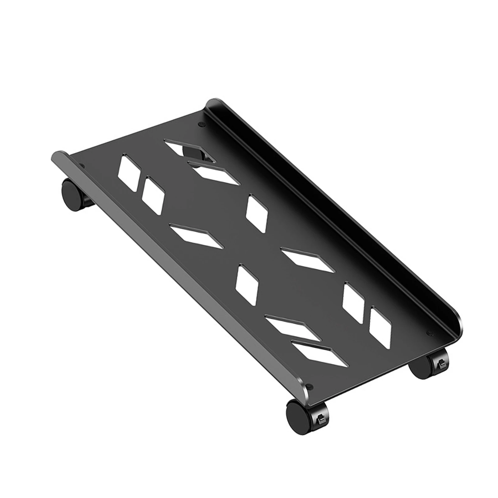 

Desktop Computer Host Base Mobile Computer Tower Stand With Wheels Office Computer Chassis Heightened Rack With Flexible