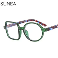 fashion round glasses frame women men clear lens square glasses optical spectacle goggles female eyeglass