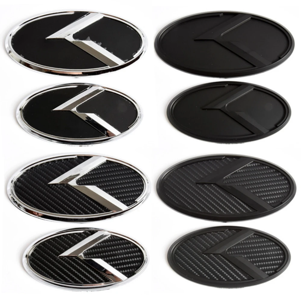 1 шт. 3D ABS K логотип передняя решетка эмблема задний багажник значок автомобиля