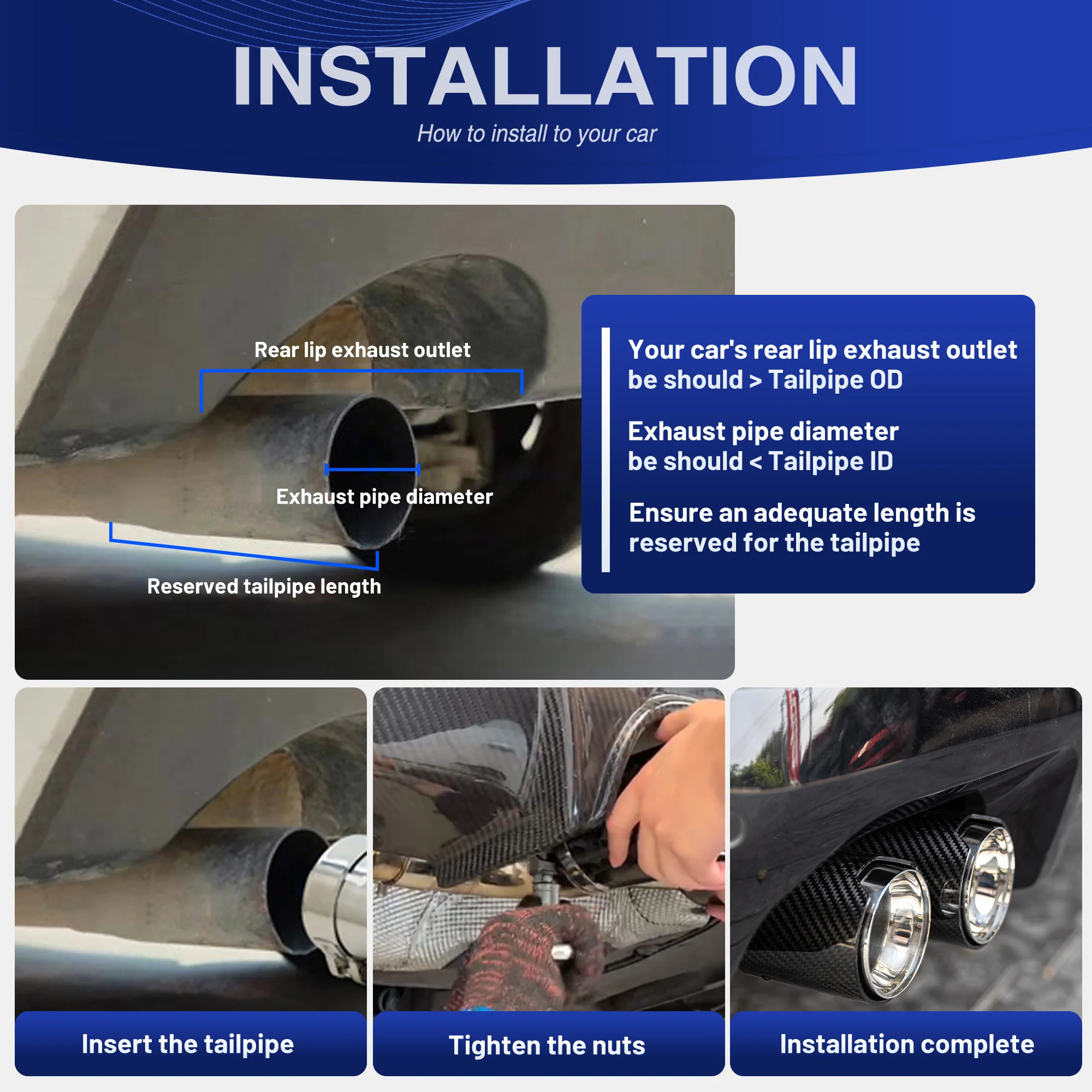 Выхлопная труба ER автомобильный глушитель наконечник bmw модификация для Volkswagen