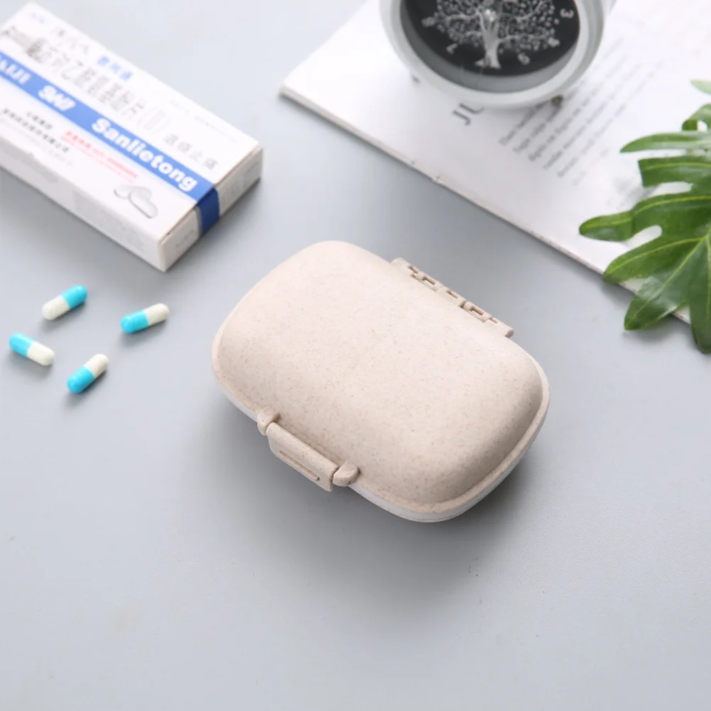 

6 Pcs Compact Case Detachable Medicine Organizer Storage Box Wear-resistant Daily Use Pp Supplies Travel