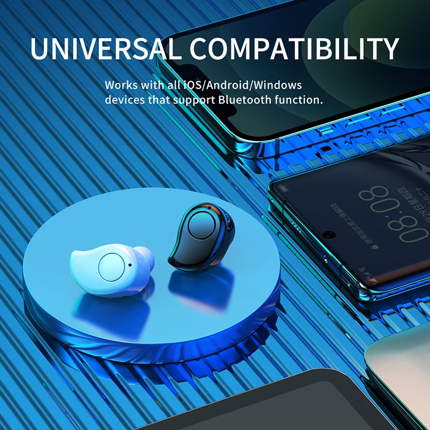 Беспроводные наушники Aimitek S530 Plus Bluetooth 5 2 микрофон