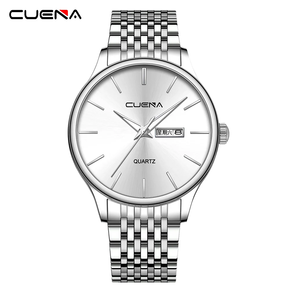 

Часы мужские кварцевые из нержавеющей стали с календарем и датой