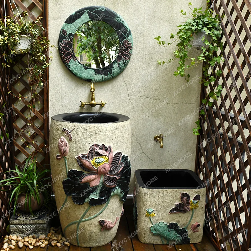 Умывальник для улицы балкона умывальник сада двора кухонной раковины