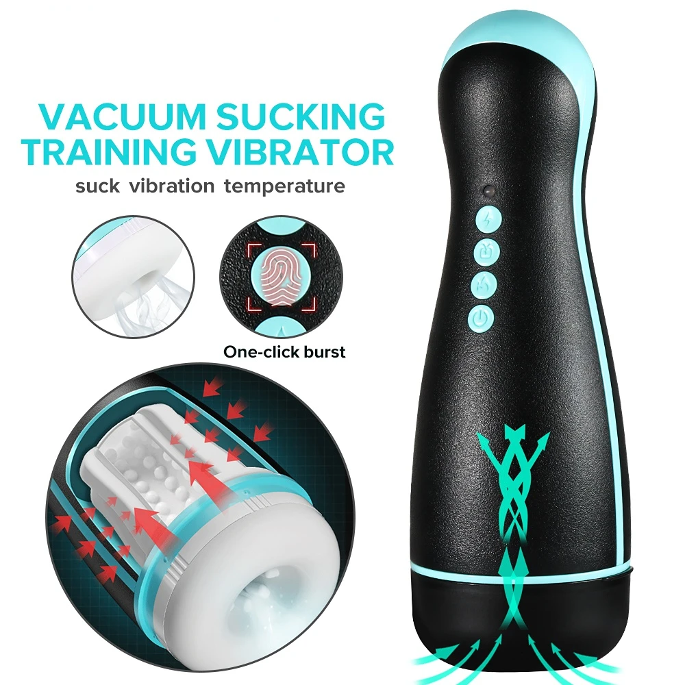4 In 1 Automatic Male Masturbator Sucking Vibrating Heating Women Moan Voice Intelligent Sensor Pussy Rubber Vagina Sex Toys Man