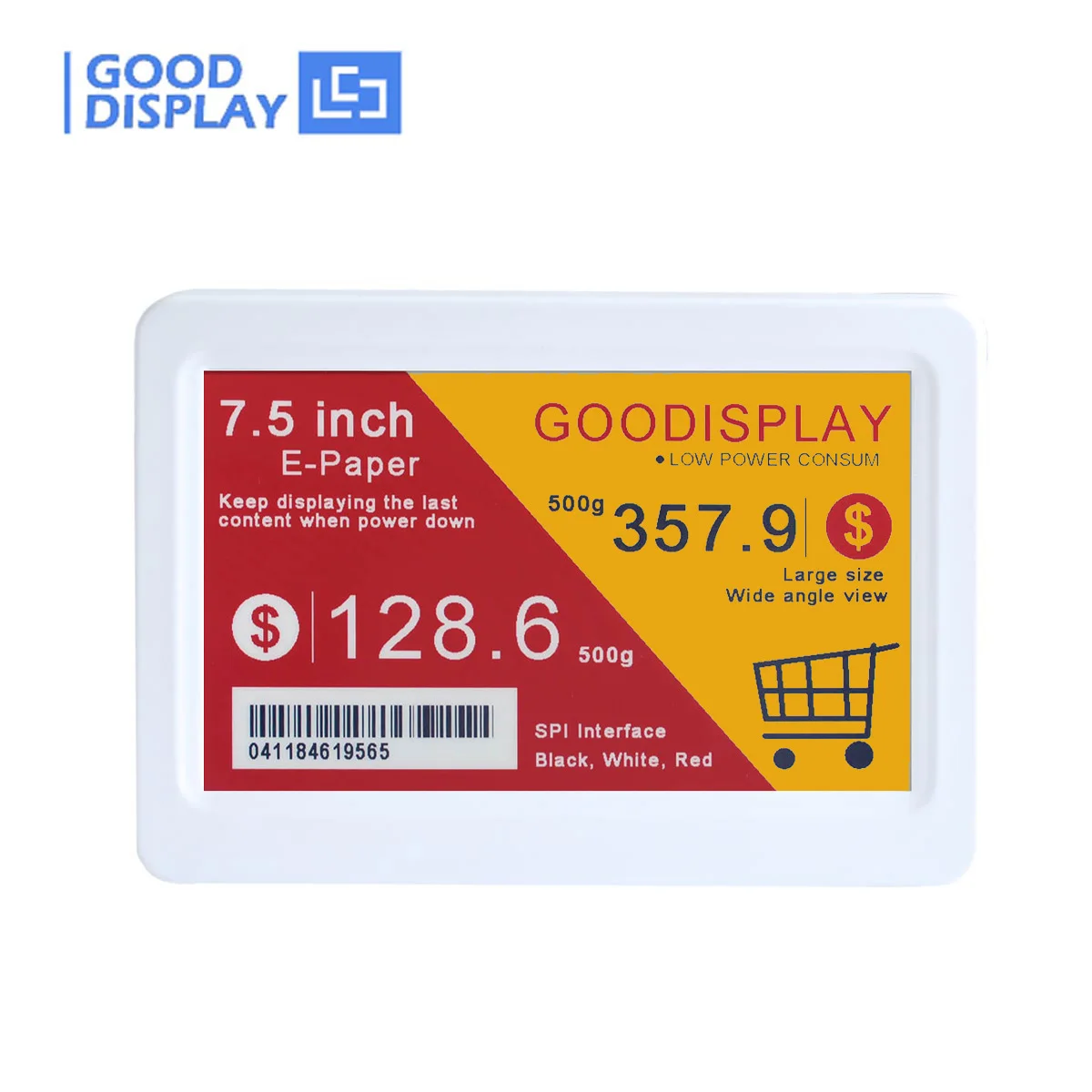 

Goodisplay 7,5-дюймовые электронные ценники E-ink 4 цвета