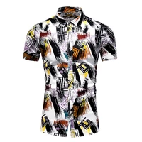 mens short sleeve shirt 2022 new summer fashion male shirt beautiful korean style plus size 6xl 7xl b26