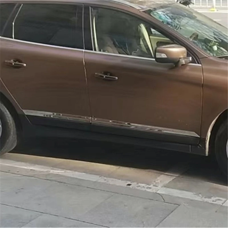

WELKINRY для Volvo XC60 AU 1-го поколения 2008-2017 нержавеющая сталь внешний корпус автомобиля дверь боковая формовочная балка отделка