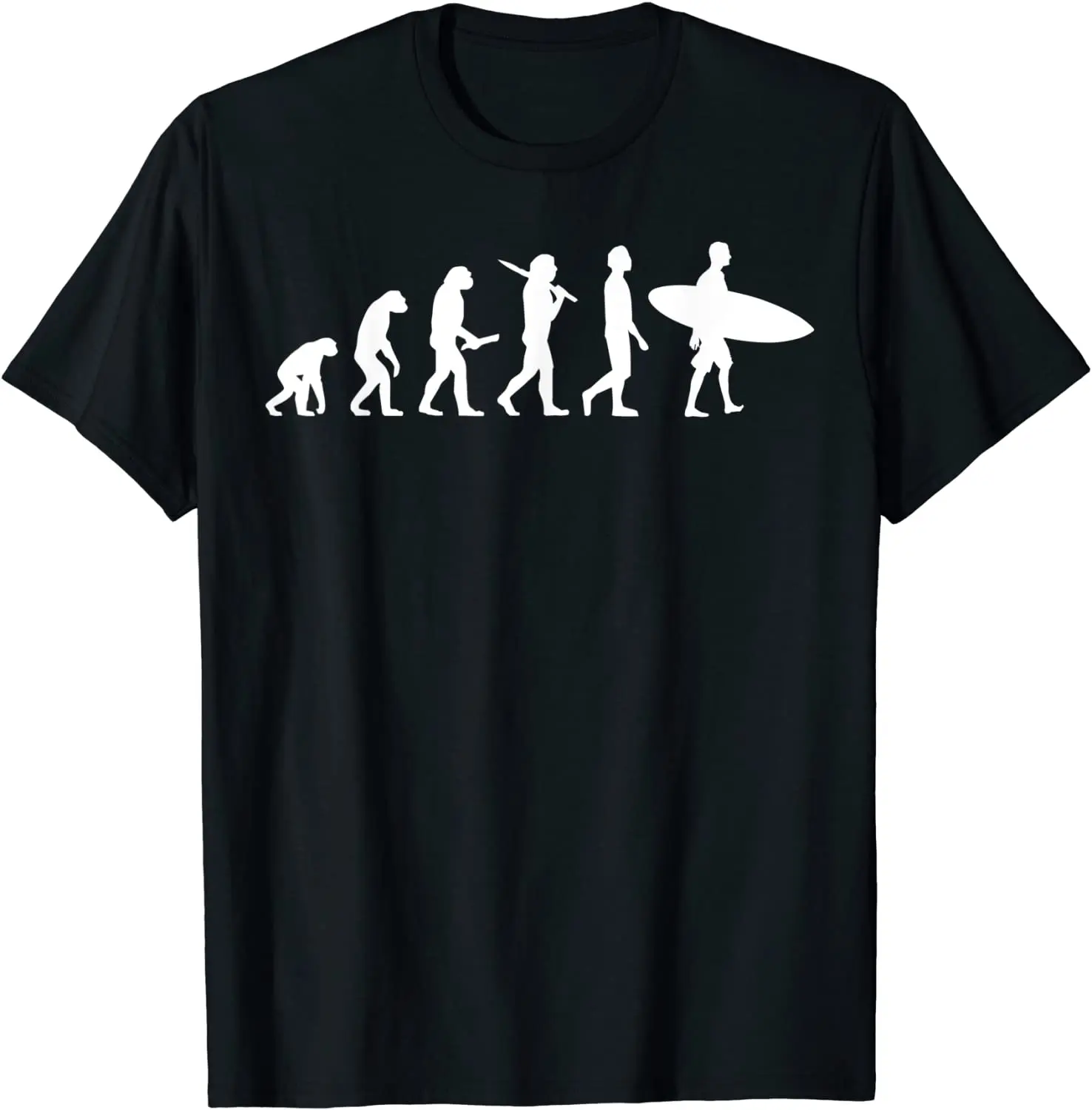 

Funny Surfing Evolution T-shirt Gift for Surfers